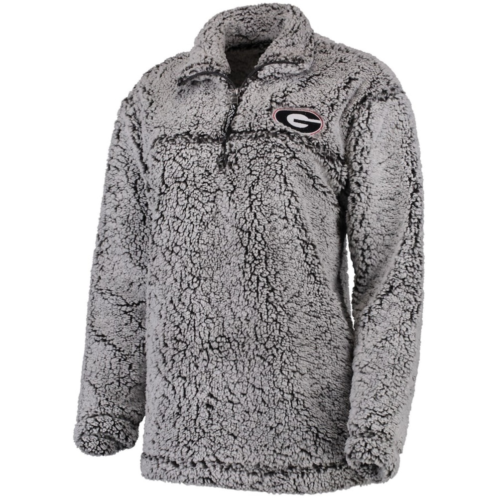 Georgia Bulldogs Sherpa Pullover 1/4 zip